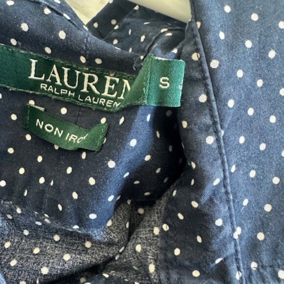 Ralph Lauren Woman's Ladies Non-Iron Long Sleeve Shirt Blouse Small - Picture 4 of 6